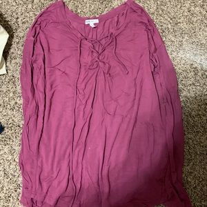 Pink Victoria’s Secret Super soft long sleeve tee